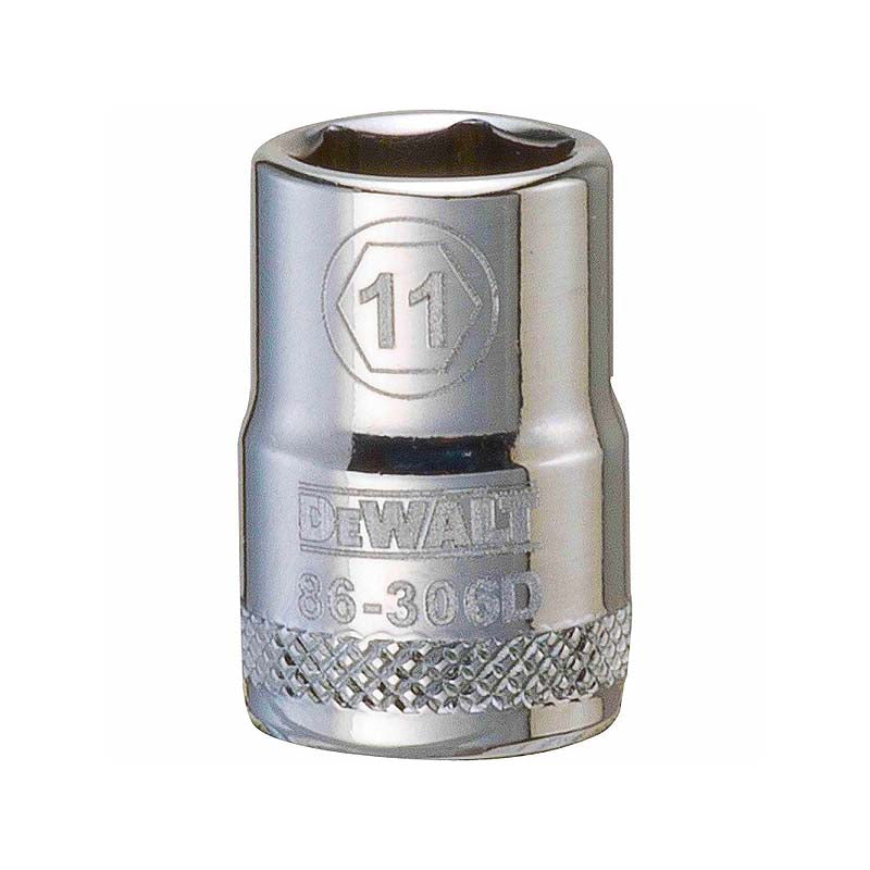 DeWalt 11mm 3/8in Drive 6pt Metric Socket