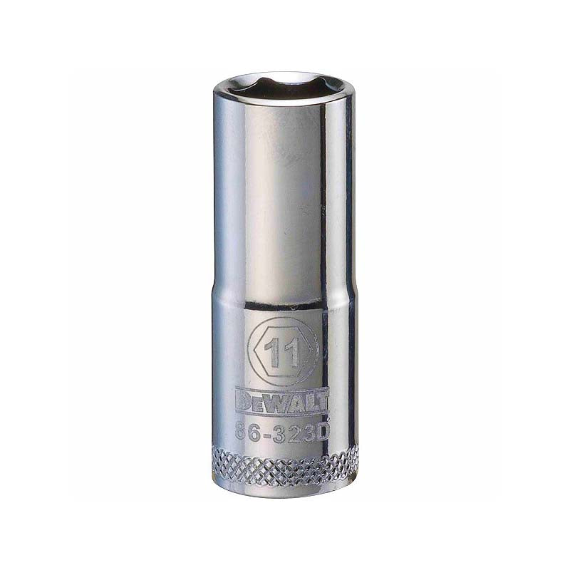 DeWalt 11mm 3/8in Drive 6pt Metric Deep Socket