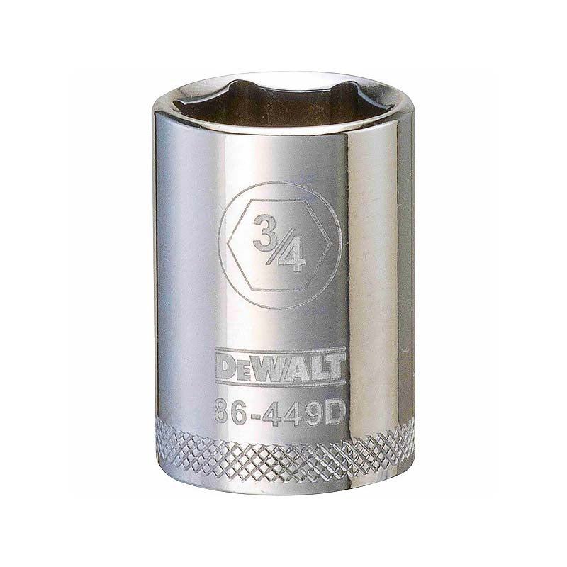 DeWalt 3/4in 1/2in Drive 6pt SAE Socket