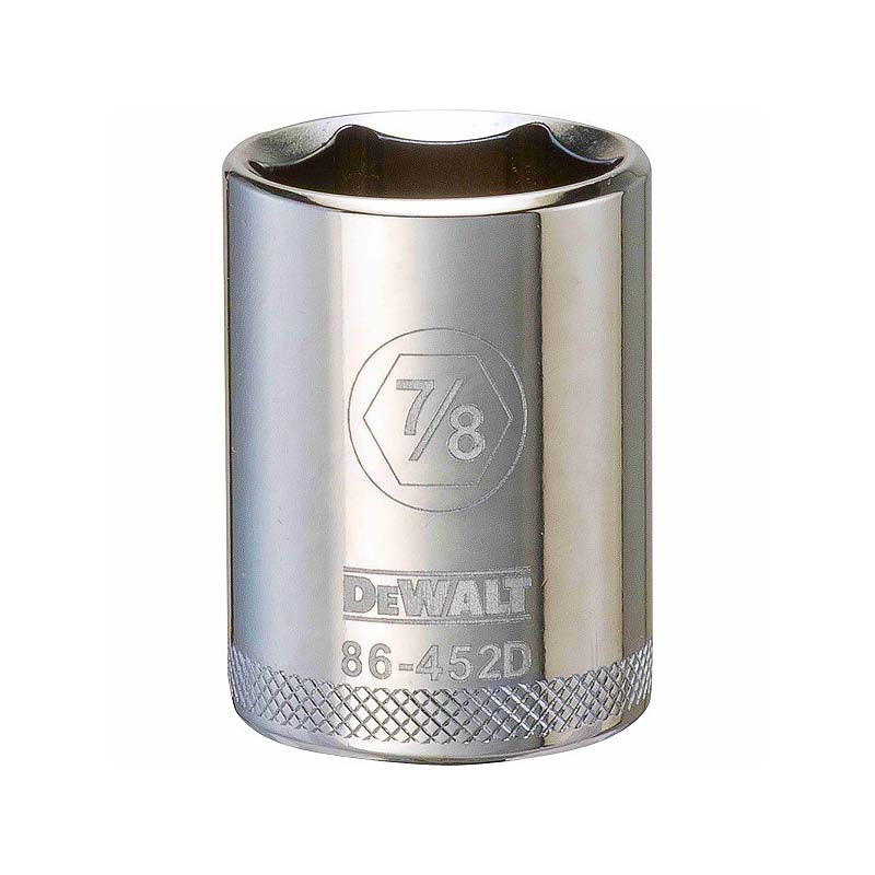 DeWalt 7/8in 1/2in Drive 6pt SAE Socket