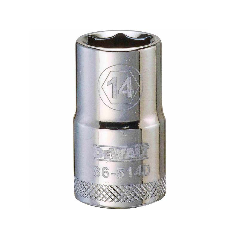DeWalt 14mm 1/2in Drive 6pt Metric Socket
