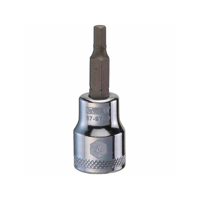 DeWalt 4mm 3/8in Drive Metric Hex Bit Socket