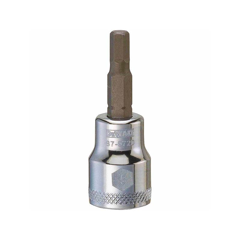 DeWalt 5mm 3/8in Drive Metric Hex Bit Socket