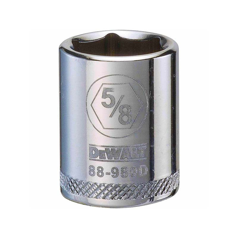 DeWalt 5/8in 3/8in Drive 6pt SAE Socket