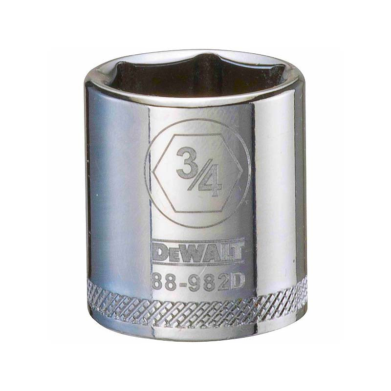 DeWalt 3/4in 3/8in Drive 6pt SAE Socket
