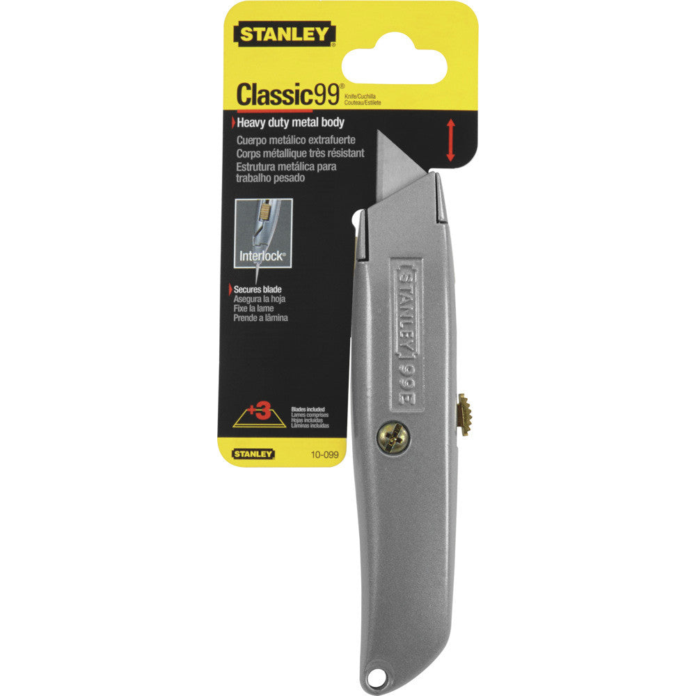 Stanley 10099 6 Inch Classic 99 Retractable Utility Knife