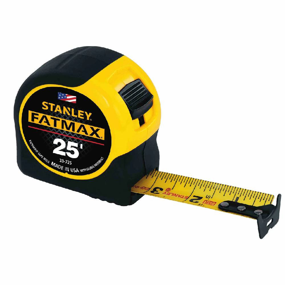 Stanley 33725 1-1/4 in x 25 ft FATMAX Classic SAE Tape Measure