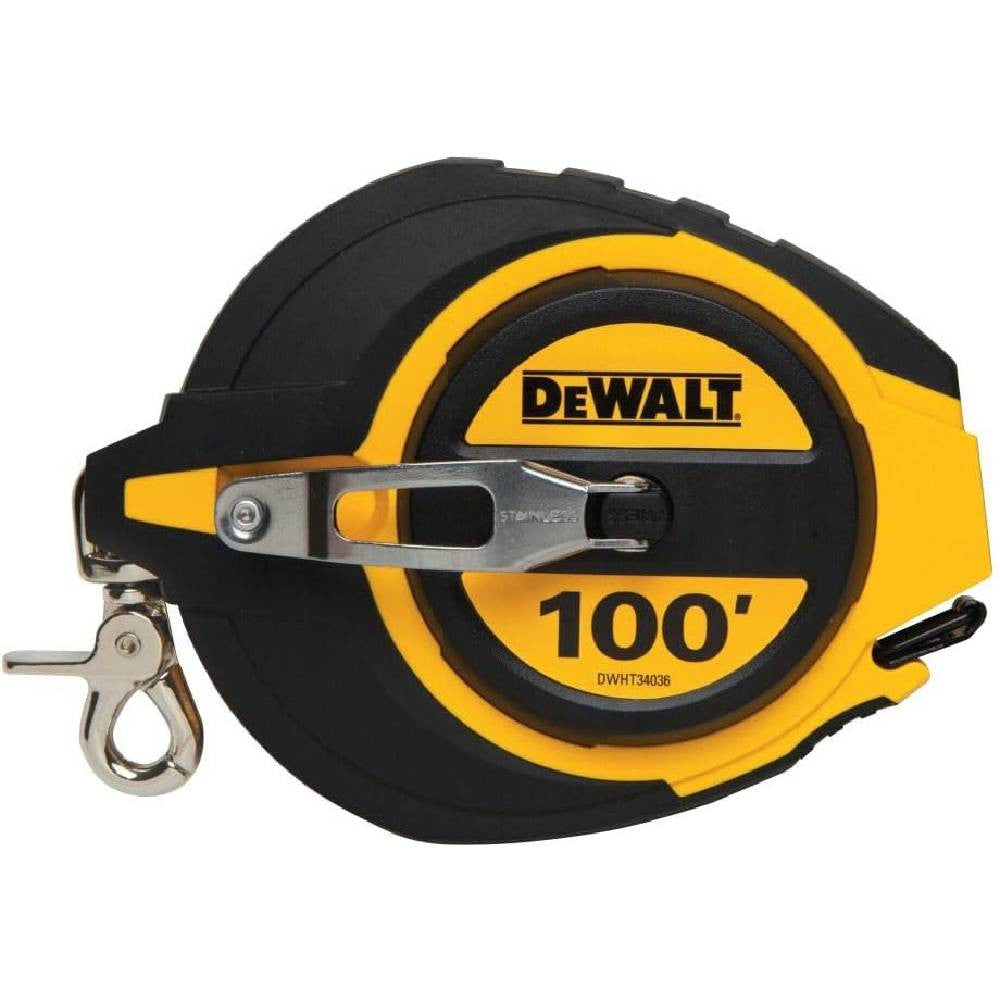 DeWalt DWHT34144 100 ft / 30 m 5:1 Steel Long Tape Measure