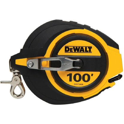 DeWalt DWHT34144 100 ft / 30 m 5:1 Steel Long Tape Measure