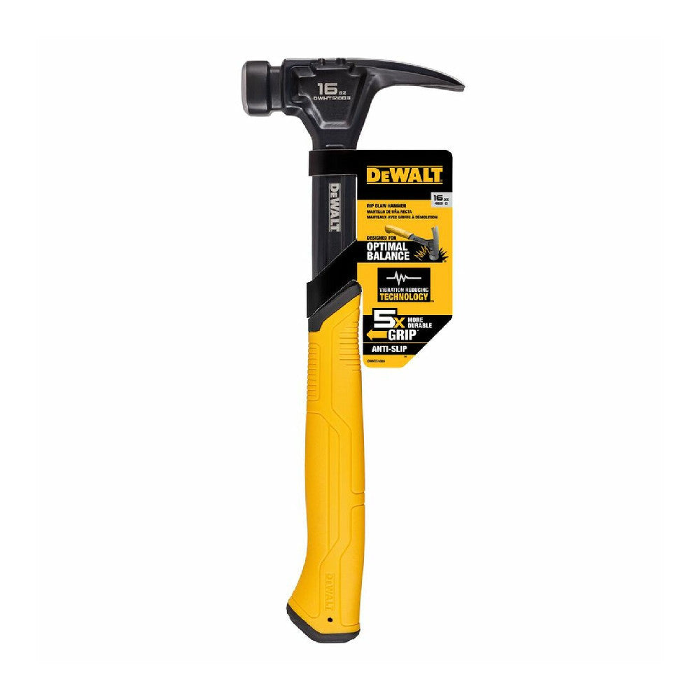 DeWalt DWHT51003 16oz One-Piece Steel Rip Claw Nailing Hammer