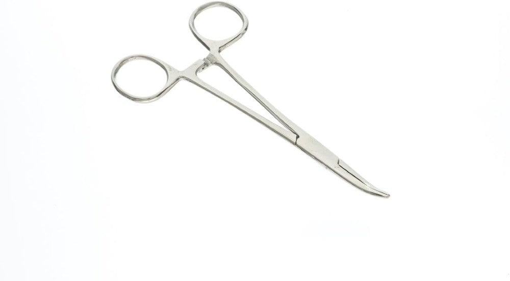 Sona 5.5in Self-Locking Curved Stainless Steel Forceps