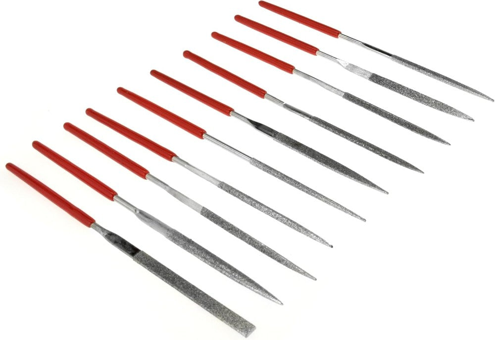 Sona 10pc 150 Grit Diamond Needle File Set