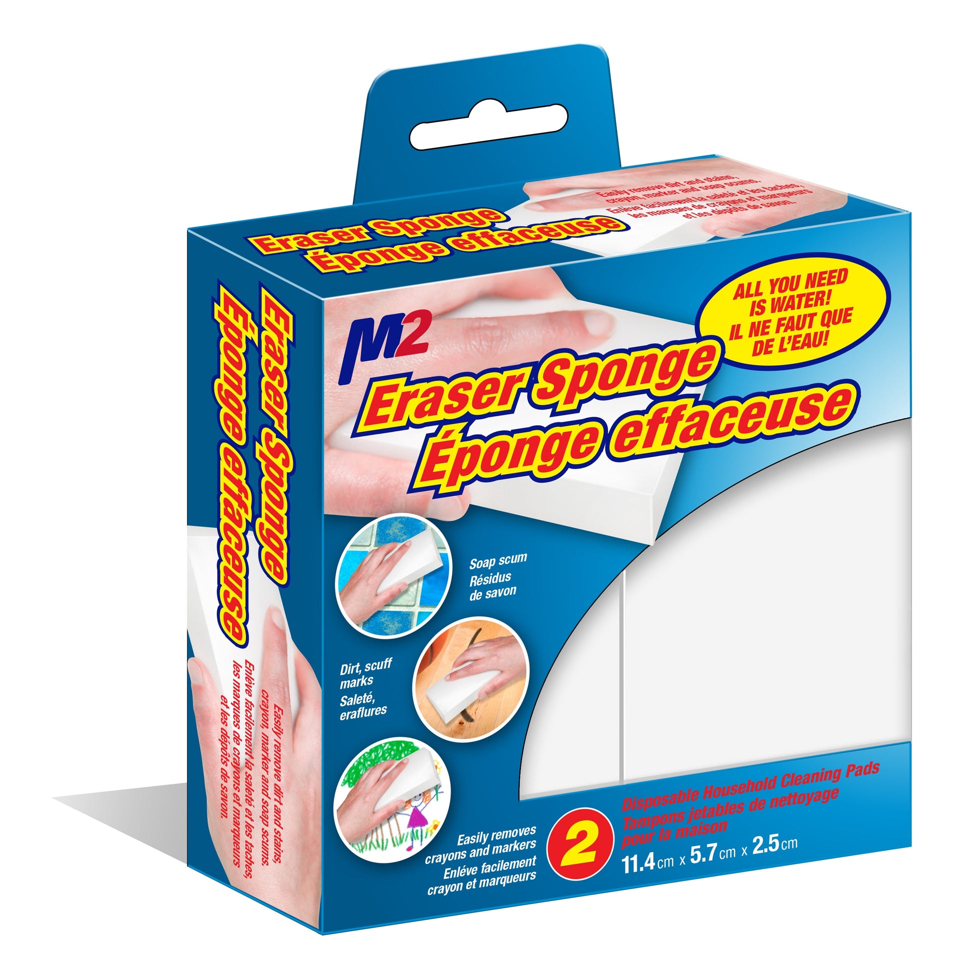 M2 Eraser Sponge - 2 Pack