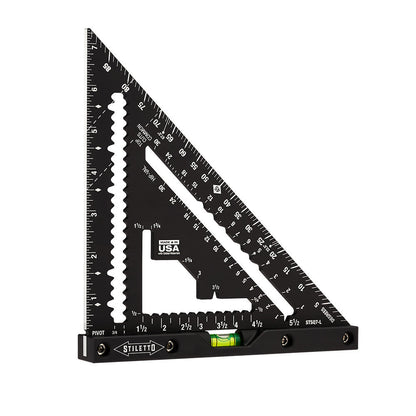 Stiletto STSQ7-L 7-Inch Carpenter Square with Level