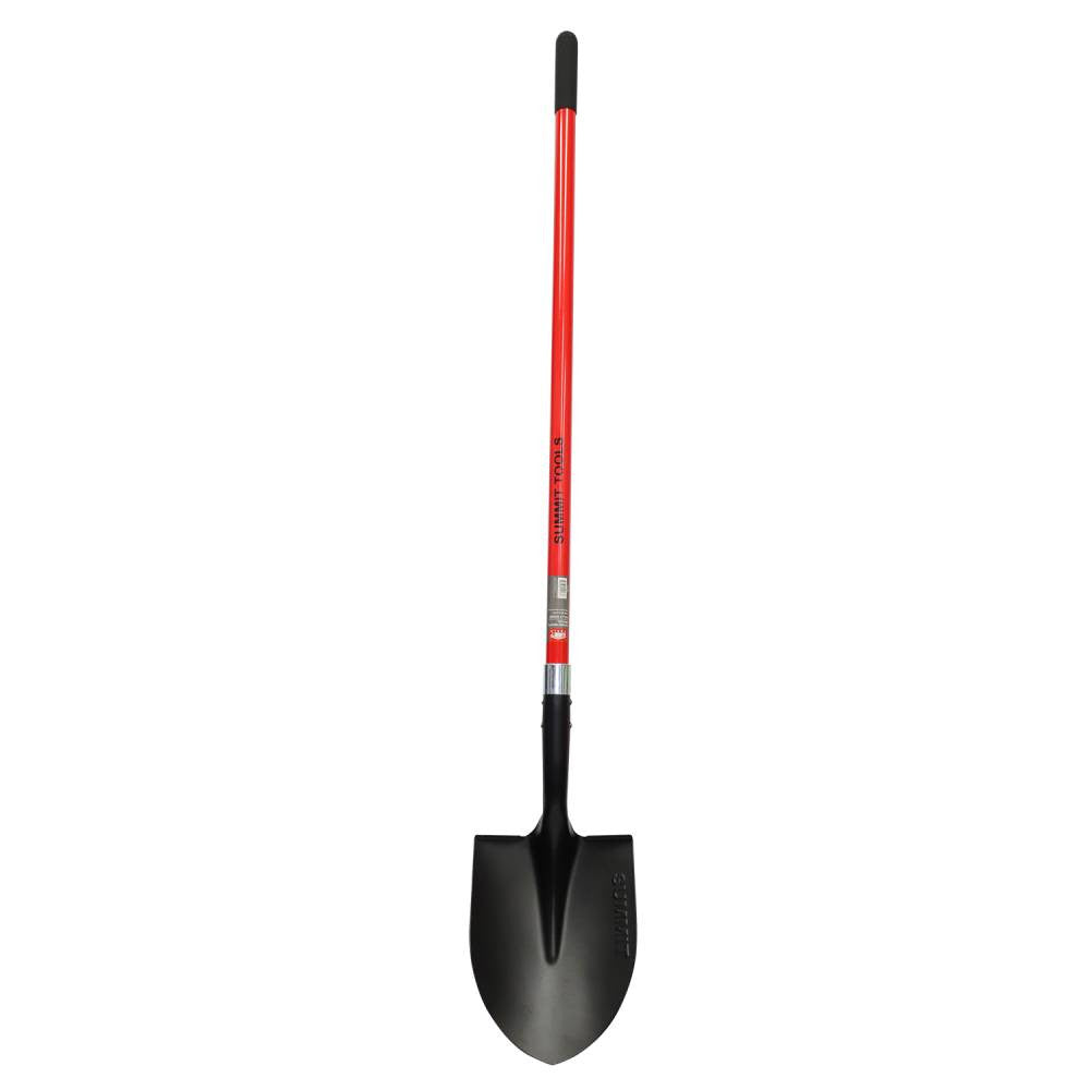 Summit ST10205 Round Mouth Shovel with Reinforced Fibreglass Long Handle
