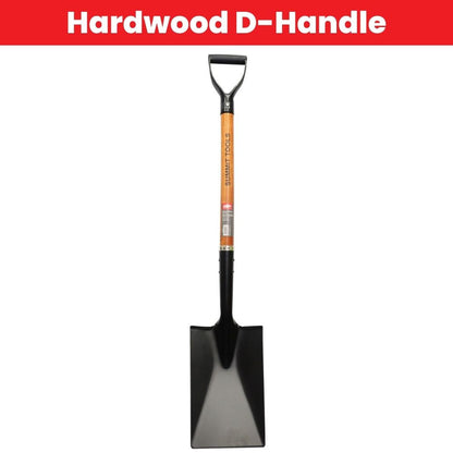Summit ST10242 Garden Spade with Hardwood D-Handle