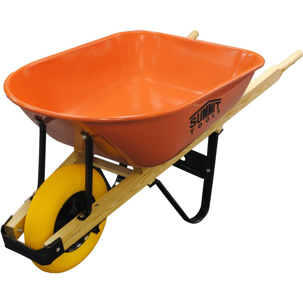 Summit 6 cu.ft. Steel Wheelbarrow