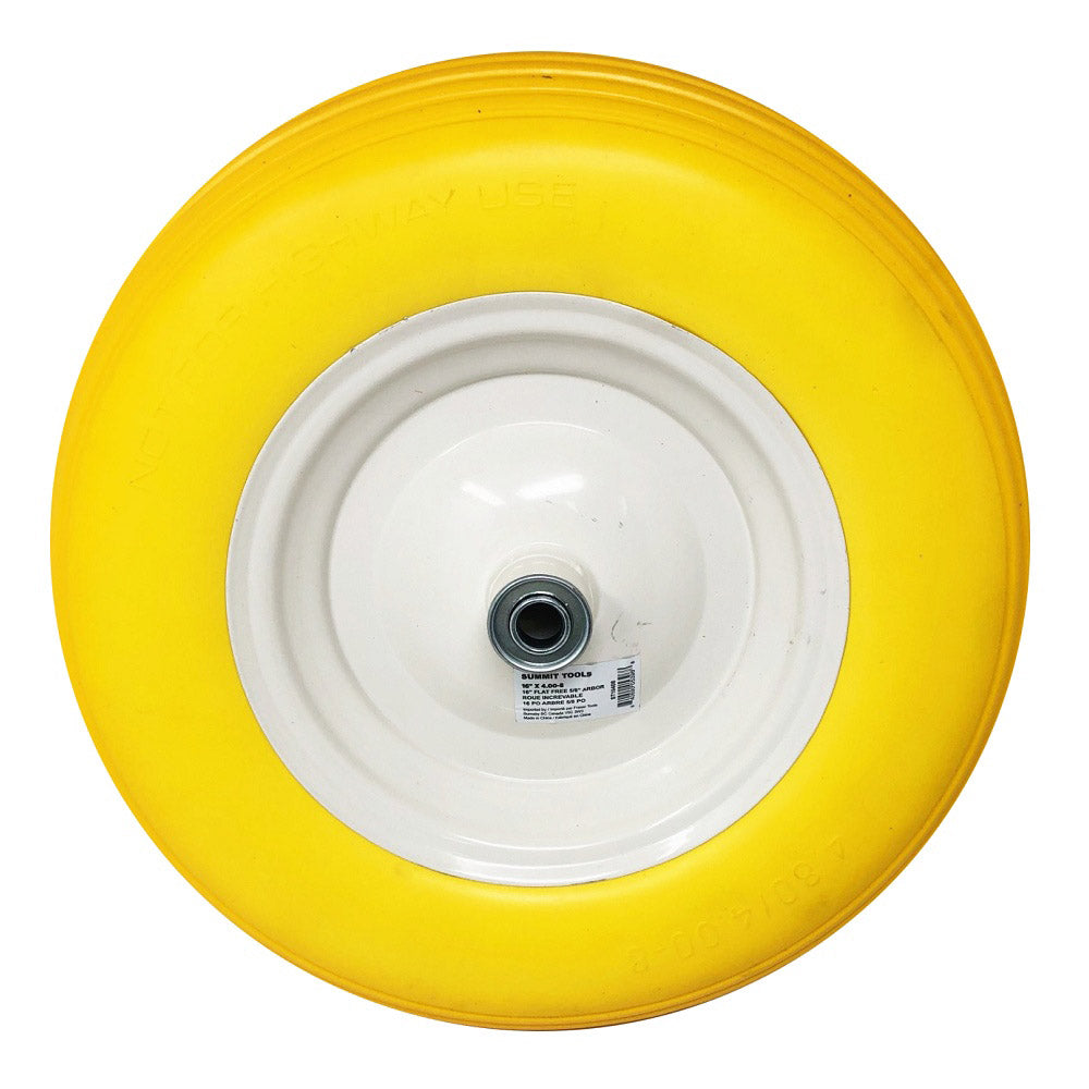 Summit tools 16in flat free wheel with 5/8in arbor