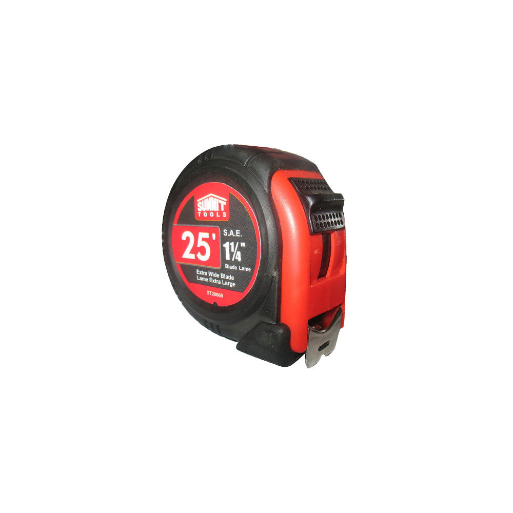 Summit ST20060 1-1/4 inch x 25 ft SAE Tape Measure