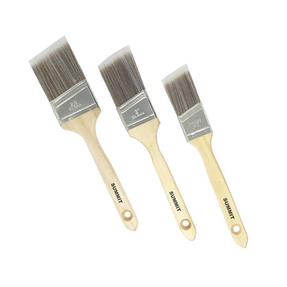 Summit ST43029 3pc Angular Paint Brush Set