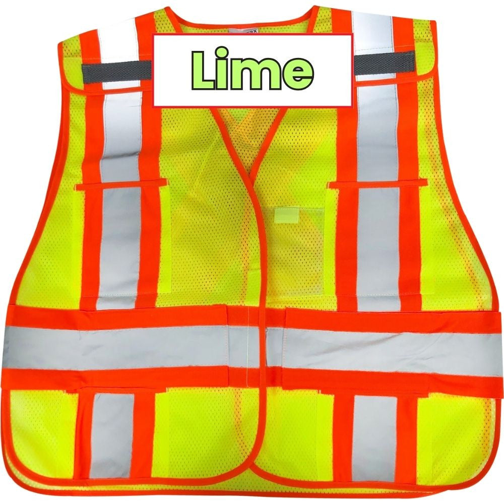 Summit Tools 70320 High Visibility Safety Vest - Lime