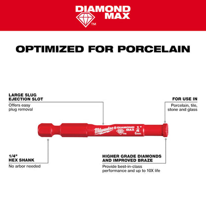 Milwaukee 49-56-0513 5/8 Inch Diamond Max Hole Saw