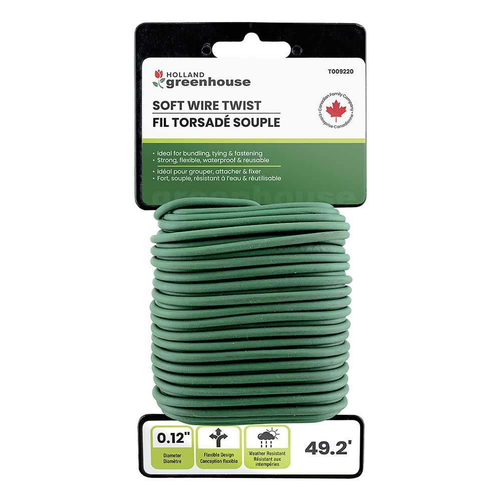 Holland Greenhouse 49.2' / 15m Soft Twist Wire Ties
