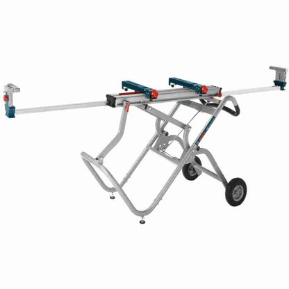 Bosch T4B Gravity-Rise Mitre Saw Stand showing with support arms extended