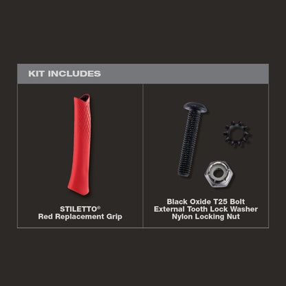 Stiletto TBRG-R Hammer Replacement Grip - Red