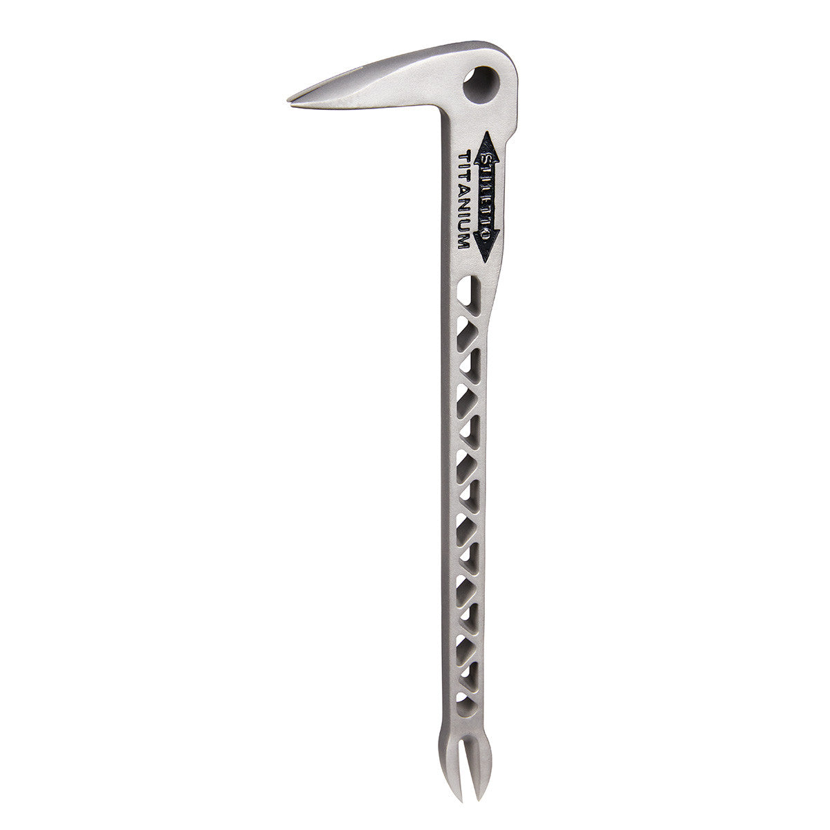 Stiletto TICLW-12 8.5 ounce 12-inch Titanium Nail Puller with Dimpler