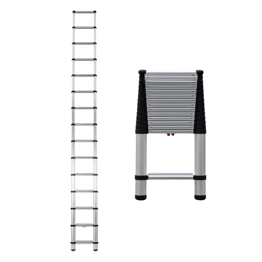 Telesteps 18' Professional Wide Step Telescoping Extension Ladder
