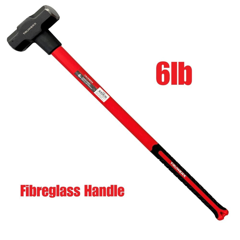 Truwerx 09984 6lb Sledge Hammer with Fibreglass Handle