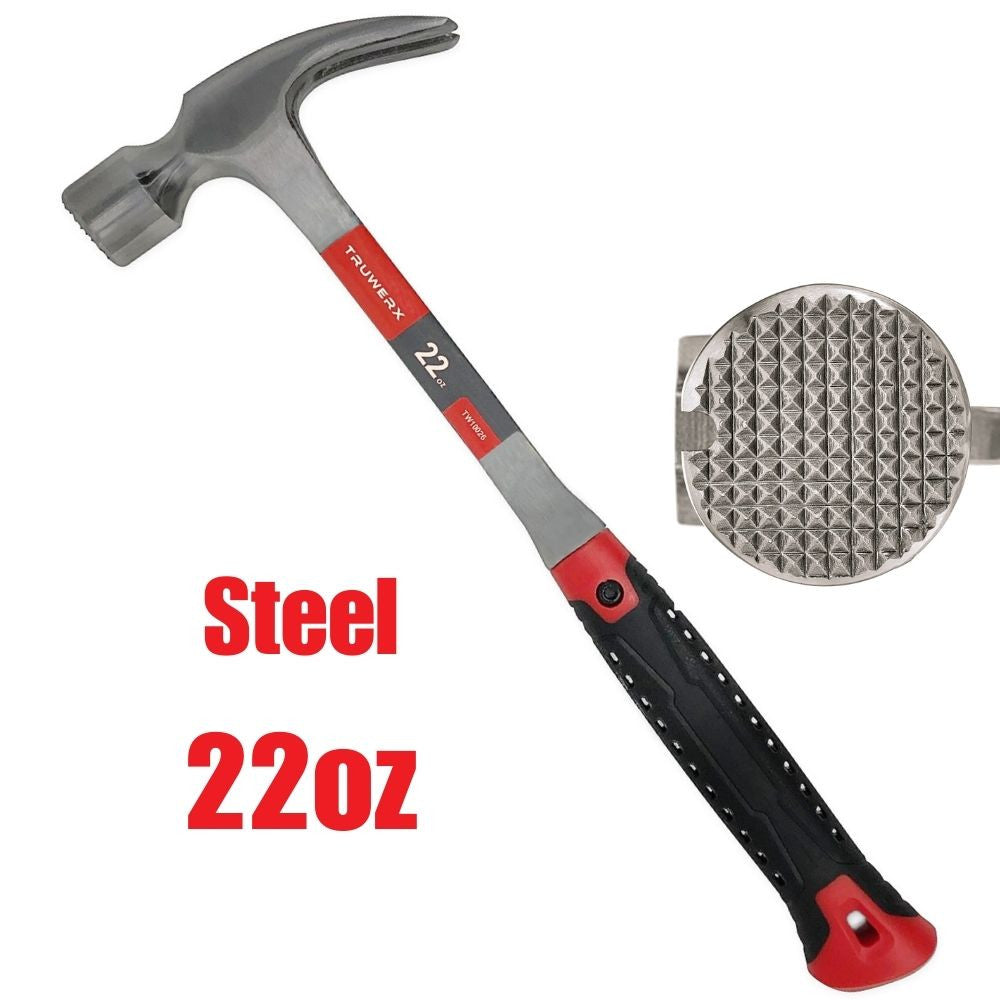 Truwerx 10026 22oz One-Piece Steel Framing Hammer