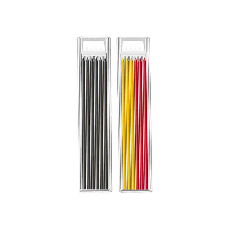 Truwerx Black/Red/Yellow Carpenter's Mechanical Pencil Refills - 12pk