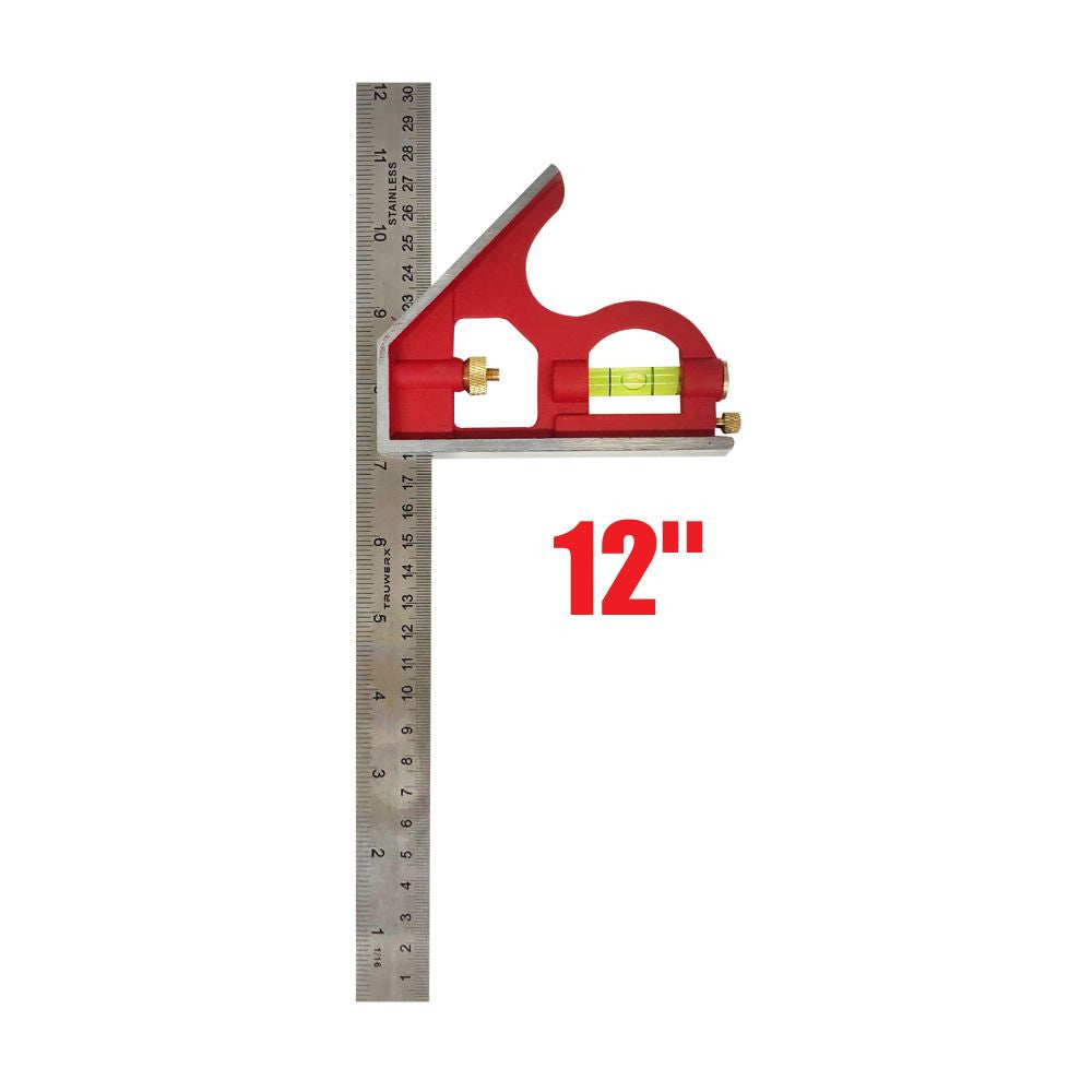 Truwerx 29057 12 Inch Professional Combination Square