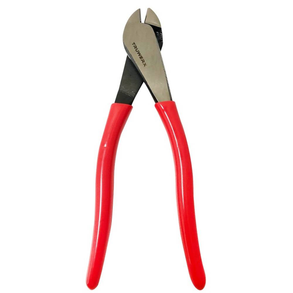 Truwerx 32050 8in Heavy-Duty Angled Diagonal Cutting Pliers