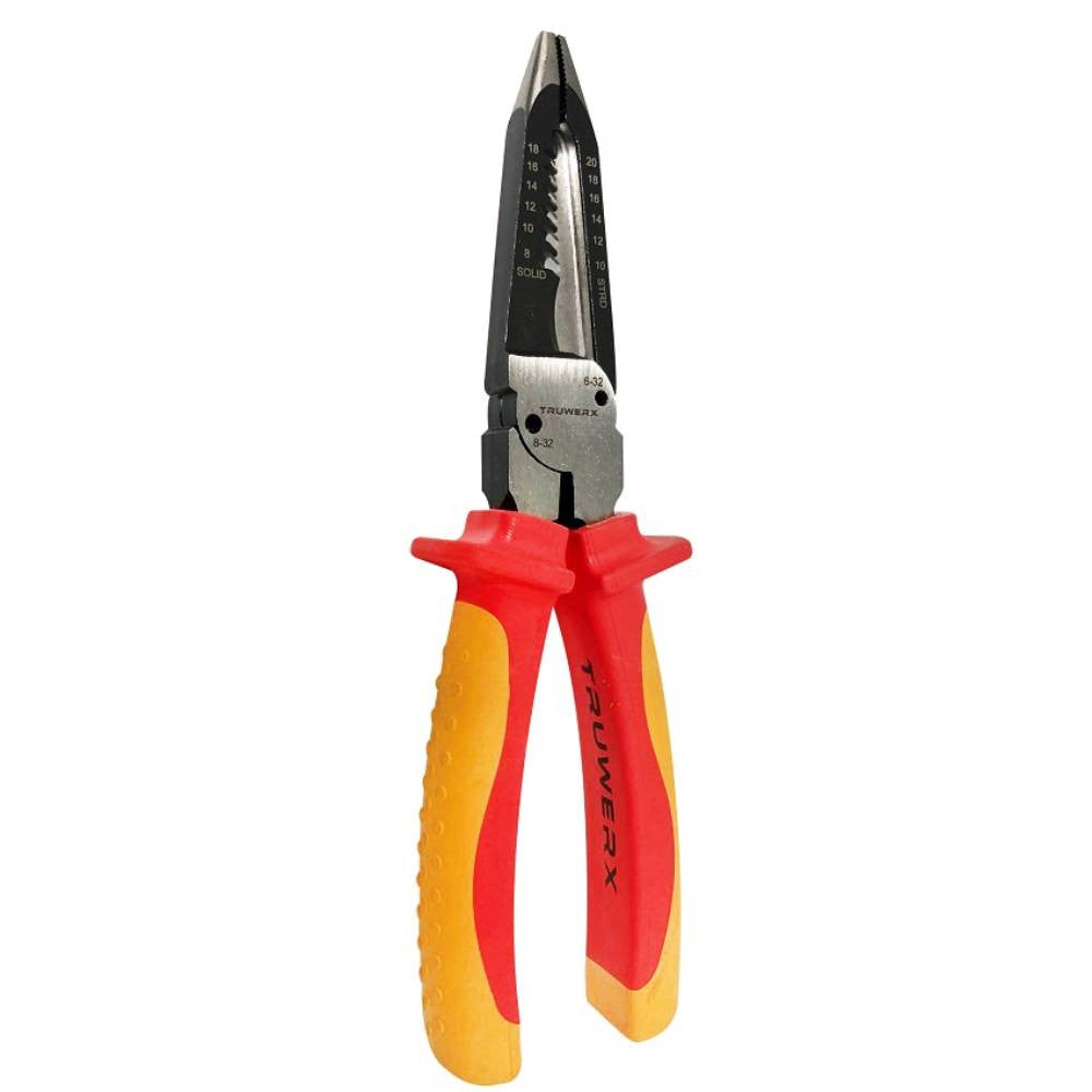 Truwerx 32115 8in Insulated VDE Multi-Functional Wire Strippers