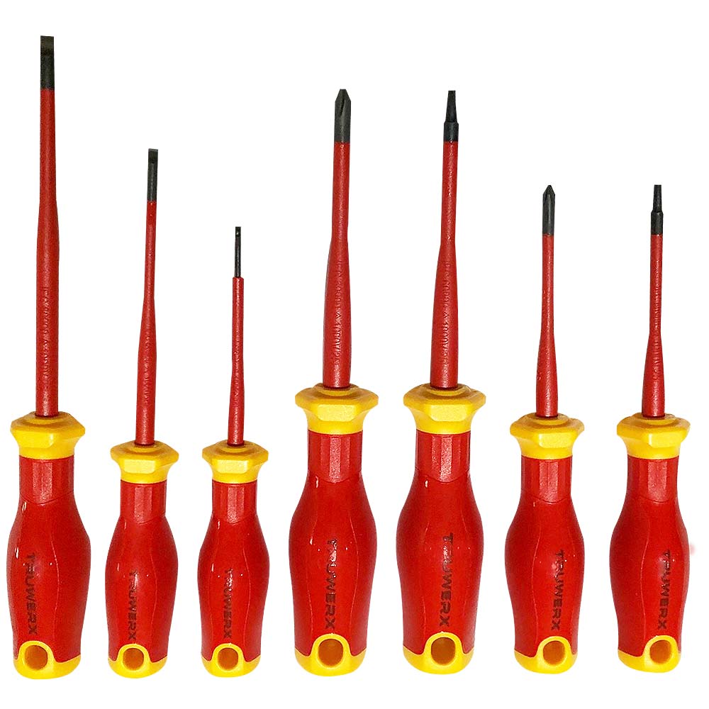 Truwerx 7pc Insulated VDE Screwdriver Set