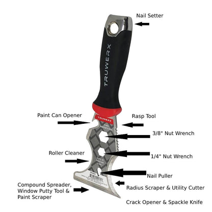 Truwerx 42025 15-in-1 Painter foots Tool