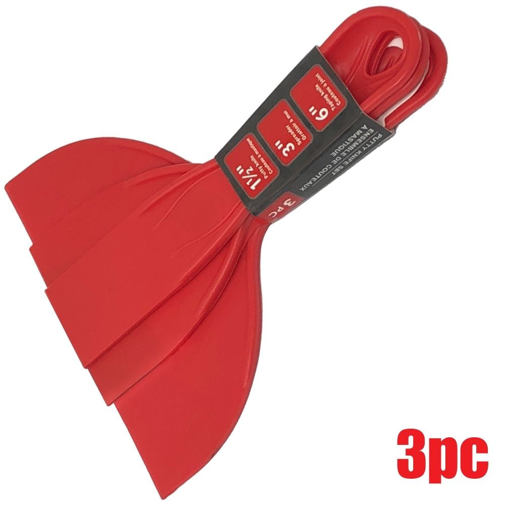 Truwerx 42035 3pc Putty and Taping Knife Set