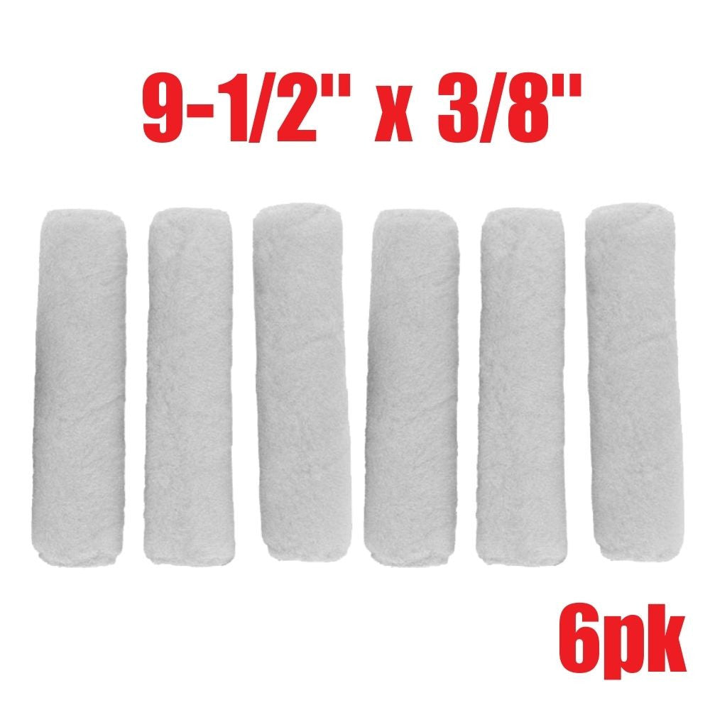 Truwerx 43064 9-1/2 x 3/8 Inch Roller Covers - 6pk