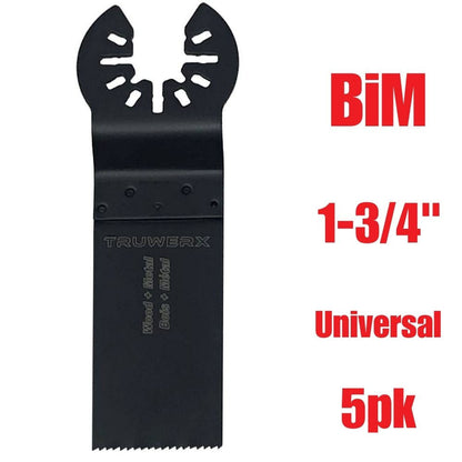 Truwerx 44020 1-3/4 inch Bi-Metal Flush Cut Blades - 5 Pack