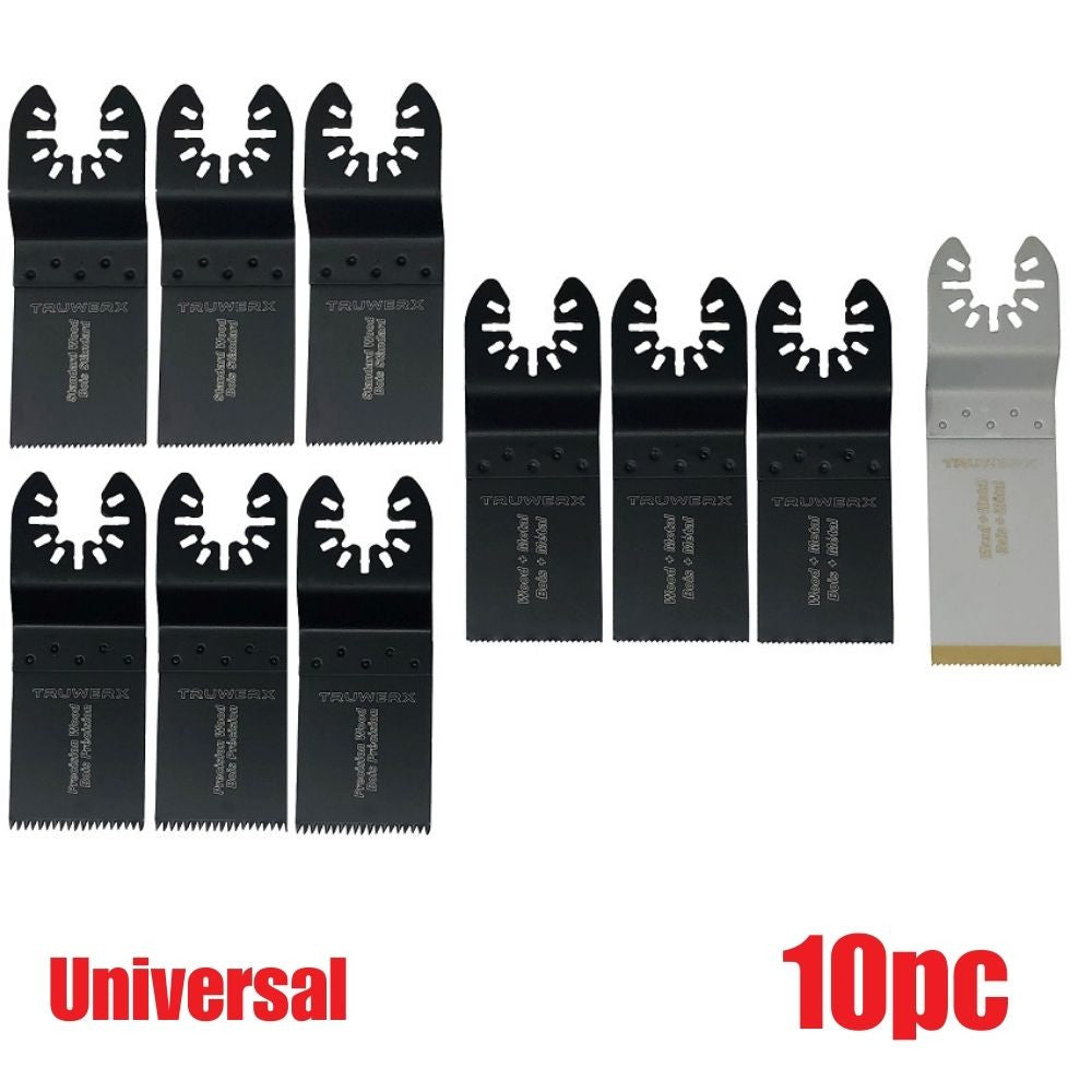 Truwerx 44065 10-Piece Flush Cut Blade Set