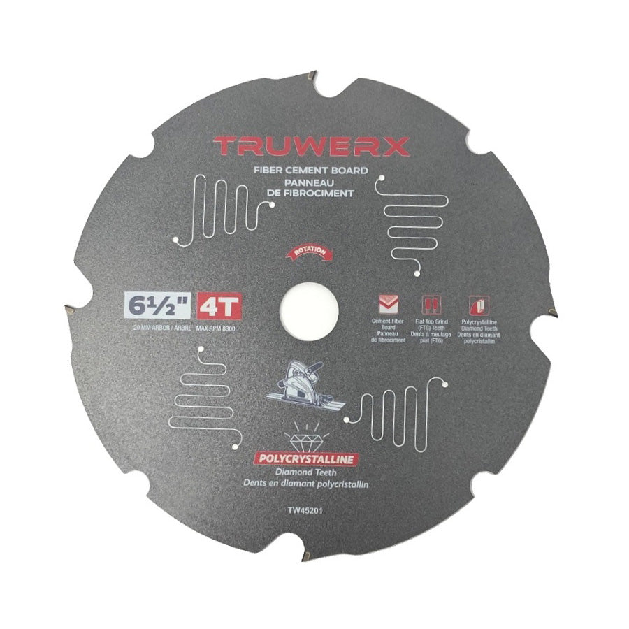 Truwerx 6-1/2in 4t pcd saw blade