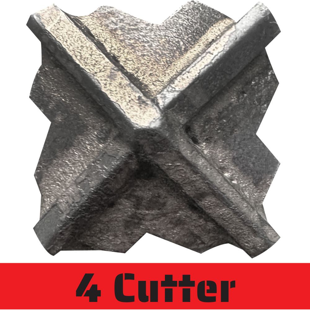 Truwerx 46152 1/2 Inch x 8 Inch  x 13-1/2 Inch SDS Max 4-Cutter Rotary Hammer Drill Bit