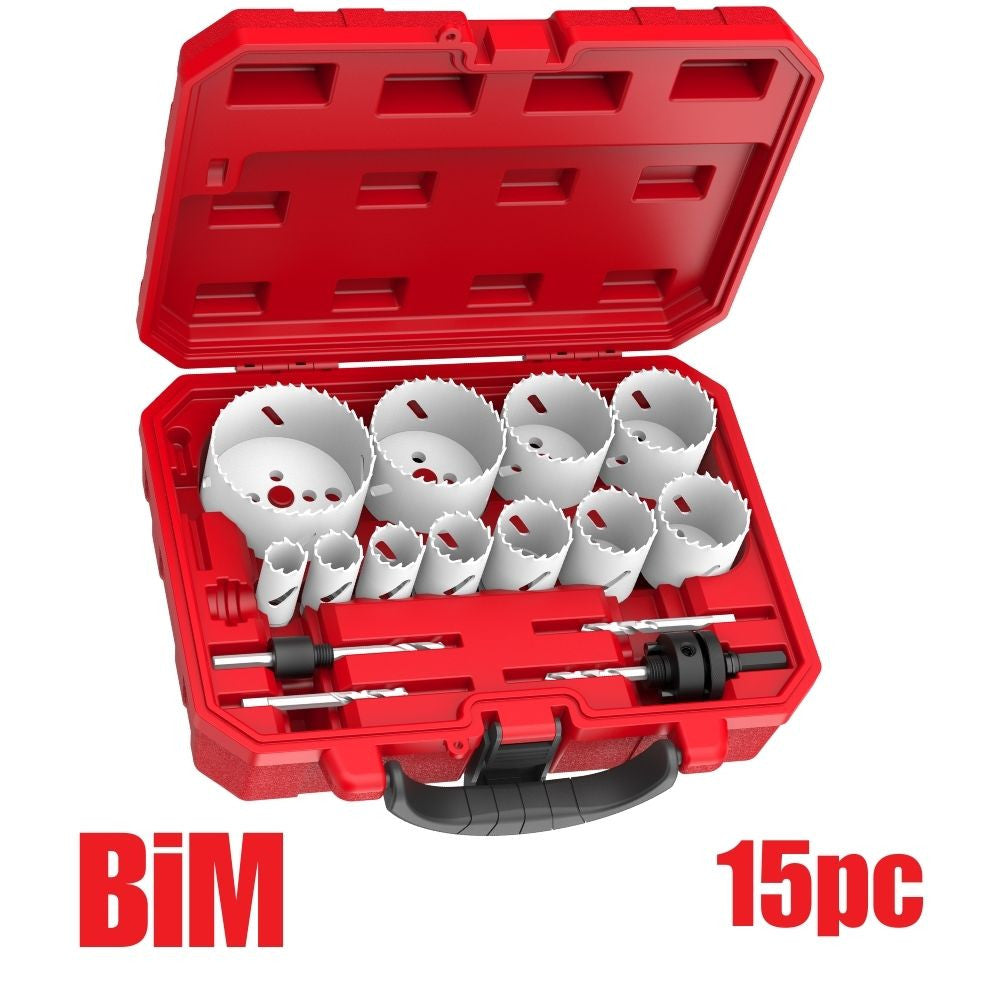 Truwerx 52600 15pc Bi-Metal Hole Saw Set
