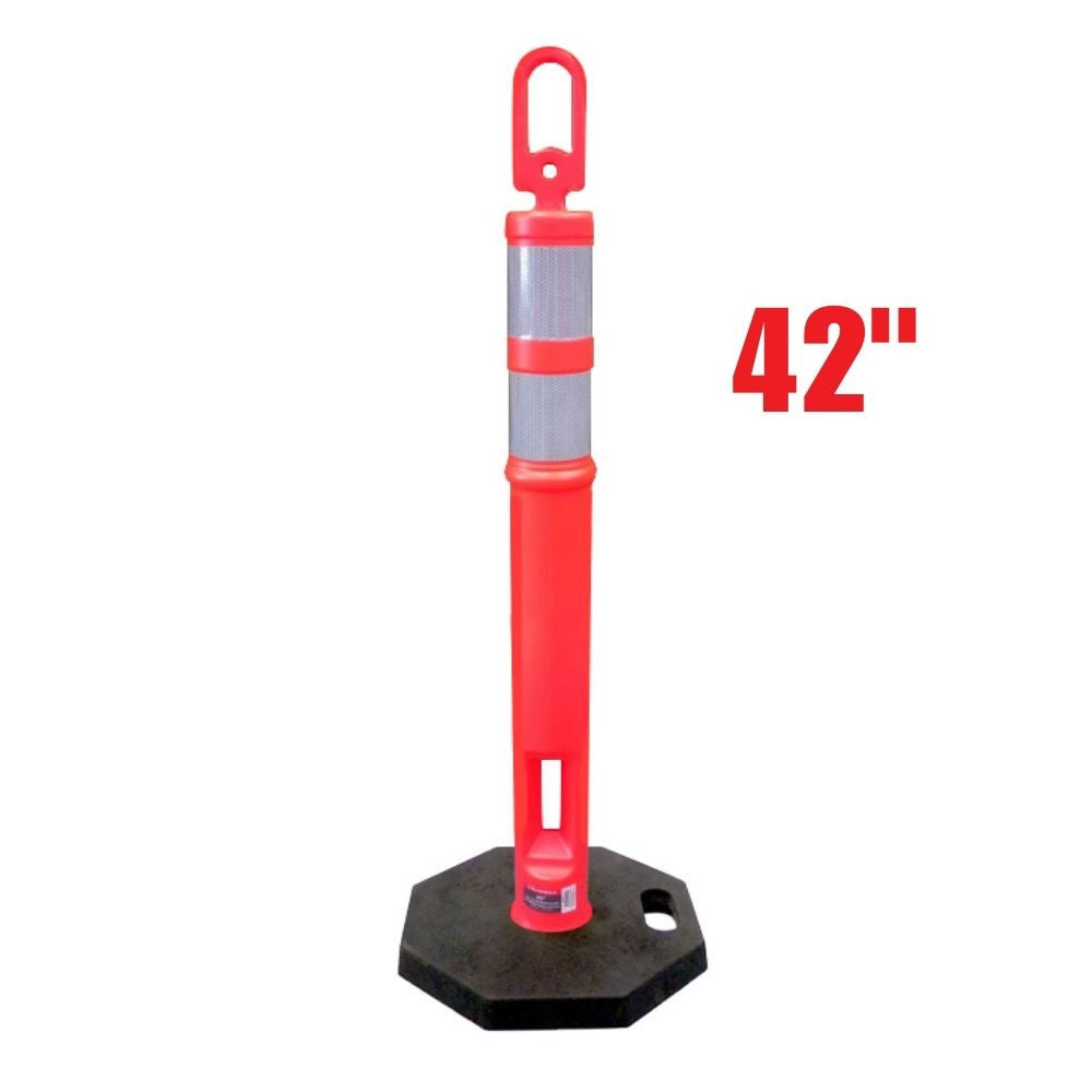 Truwerx 60314 42 Inch Loop Top Delineator Post with T-Type Base