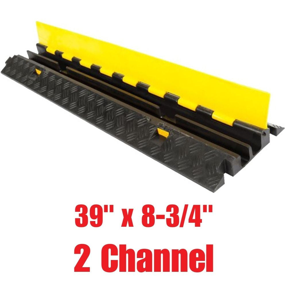 Truwerx 60340 39 Inch x 8-3/4 Inch 2 Channel Cable Protector