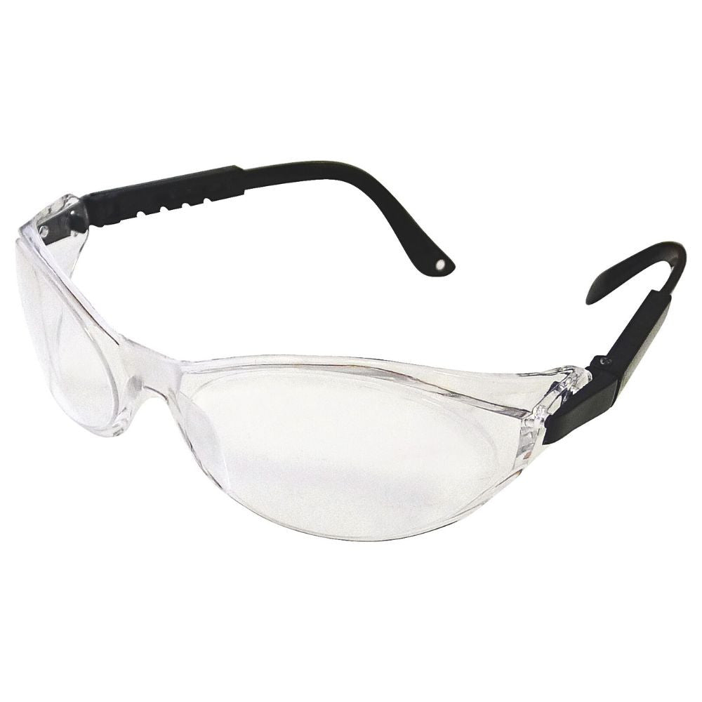 Truwerx 70104 Clear Contractor Safety Glasses with Adjustable Arms