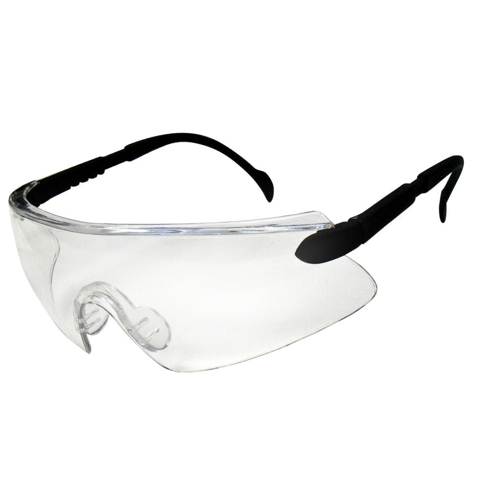 Truwerx 70108 Clear Sports Glasses with Adjustable Arms